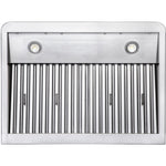 Commercial Extraction Canopy with Filter, Range Hood, Fan, Lights & Speed Control 900mm - AP238PS1536