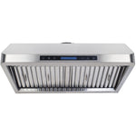 Commercial Extraction Canopy with Filter, Range Hood, Fan, Lights & Speed Control 900mm - AP238PS1536