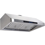 Commercial Extraction Canopy with Filter, Range Hood, Fan, Lights & Speed Control 900mm - AP238PS1536