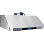 Commercial Extraction Canopy with Filter, Range Hood, Fan, Lights & Speed Control 900mm - AP238PS1536