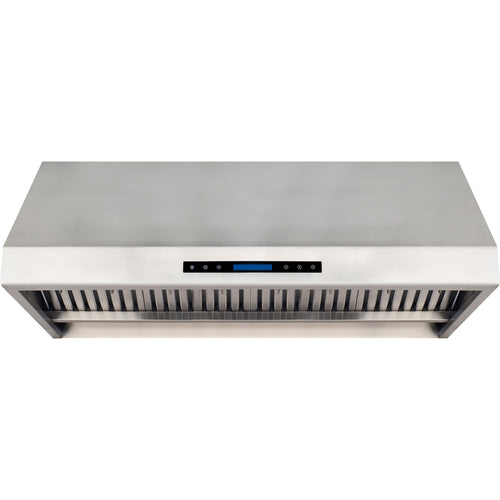 Commercial Extraction Canopy with Filter, Range Hood, Fan, Lights & Speed Control 900mm - AP238PS8336