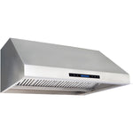Commercial Extraction Canopy with Filter, Range Hood, Fan, Lights & Speed Control 1200mm - AP238PS8348