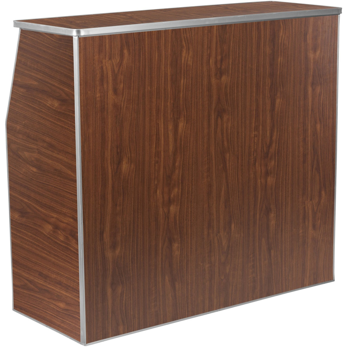 Portable Foldable Bar Walnut Laminate - AOX204