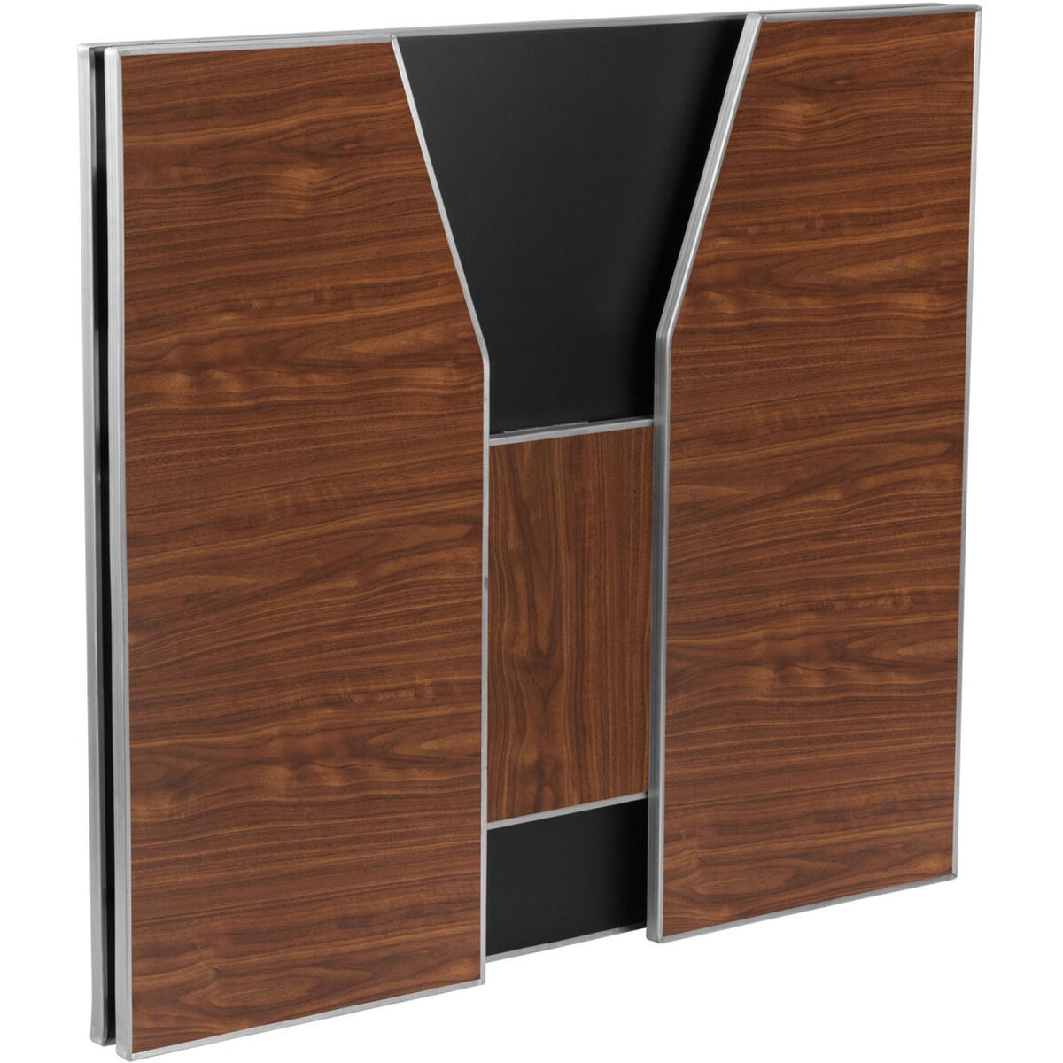 Portable Foldable Bar Walnut Laminate - AOX204