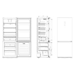 No Frost Fridge & Freezer 426 litres Stainless steel - AX428BRF