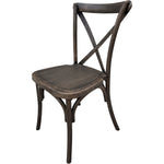 Resin Crossback Chair Dark Brown - AOX522