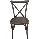 Resin Crossback Chair Dark Brown - AOX522