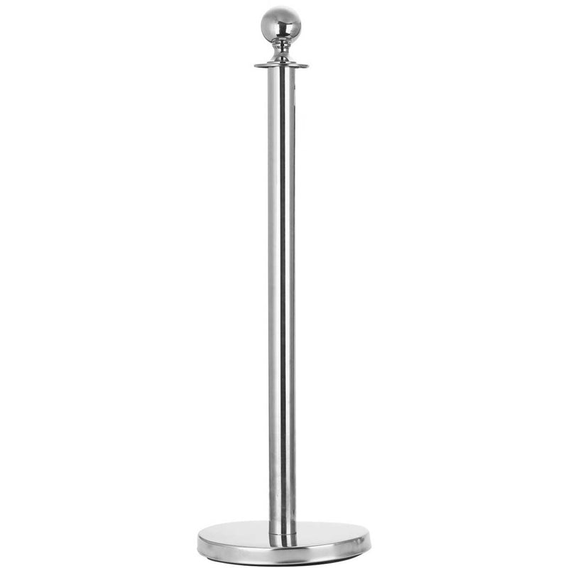 Rope Stanchion with Ball top 320x1000mm Silver - BBP02B