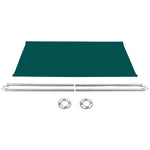 Green Canvas Barrier Panel Accessory 1430×700mm - BBPCB01G