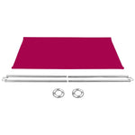 Red Canvas Barrier Panel Accessory 1430×700mm - BBPCB01R
