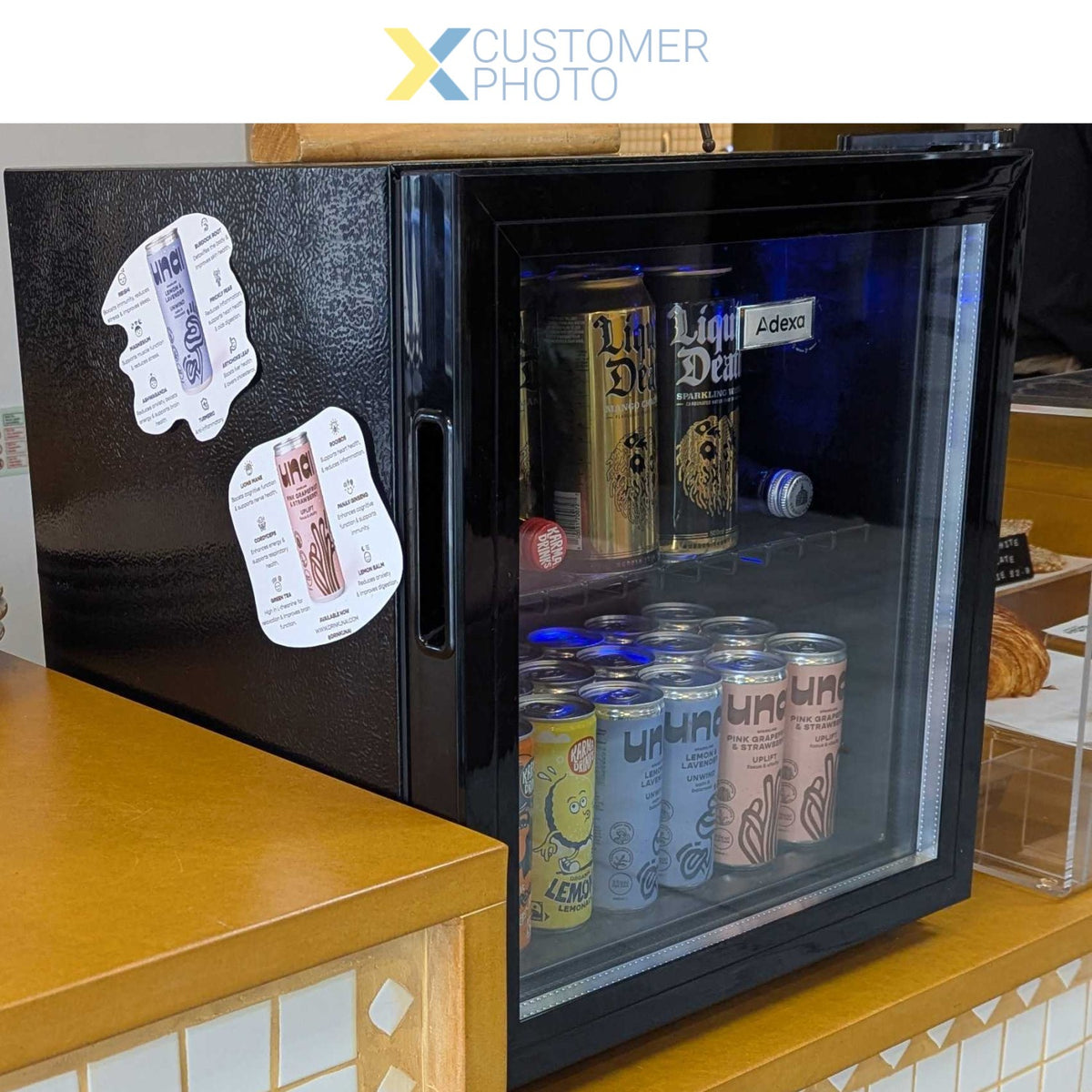 Bottle cooler Glass door 50 litres Black - BC50