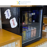 Bottle cooler Glass door 50 litres Black - BC50