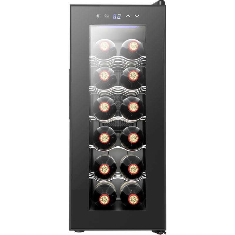 Commercial Wine Cooler Glass Door 12 Bottles 34L 265 x 515 x 645 mm - BCW36A