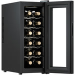 Commercial Wine Cooler Glass Door 12 Bottles 34L 265 x 515 x 645 mm - BCW36A