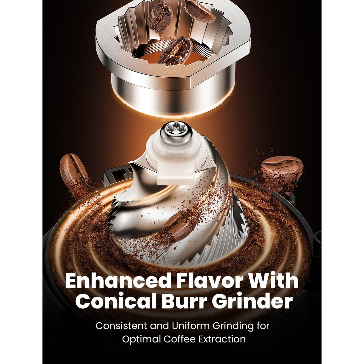 Commercial Coffee Grinder 350g Bean Capacity - BDCG018