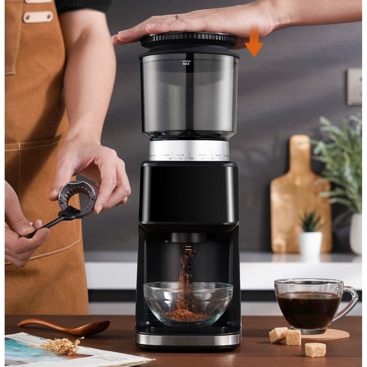Commercial Coffee Grinder 350g Bean Capacity - BDCG018