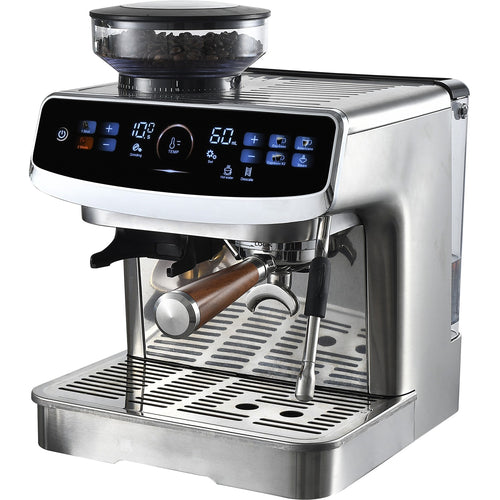 Commercial Semi-Automatic Coffee Machine with Grinder & Touchscreen - BDCM602