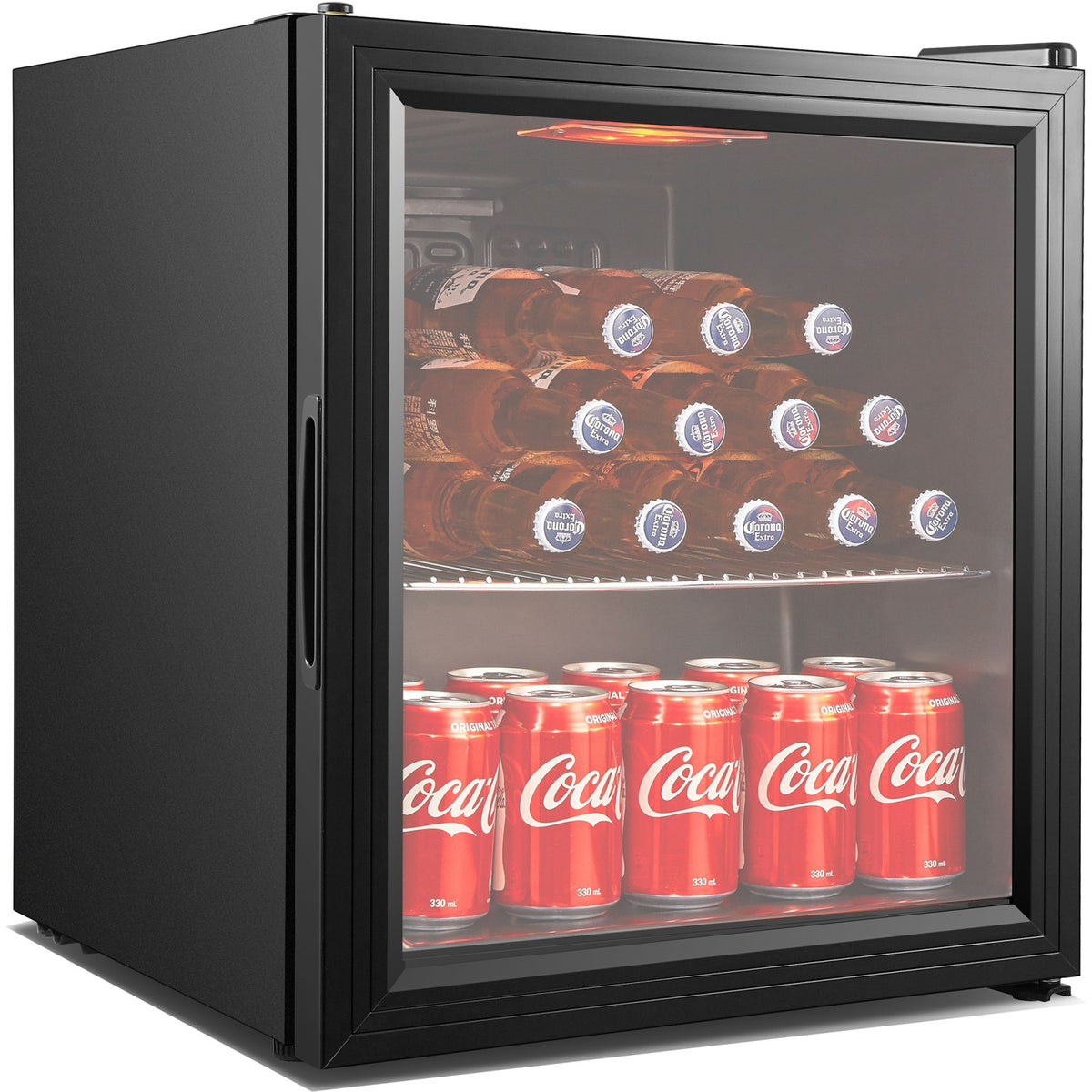 Bottle cooler Glass door 50 litres Black - BC50