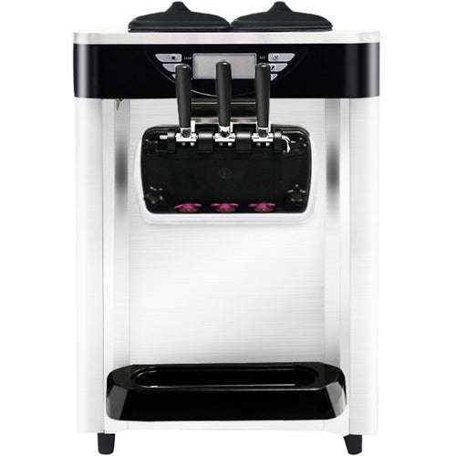 Three Flavour Soft Serve Ice Cream & Frozen Yoghurt Machine with Air Pump Function 18-20L/H - BJH219SE