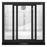 GGM Gastro BKTG220SSN 220L Back Bar Cooler — side profile view