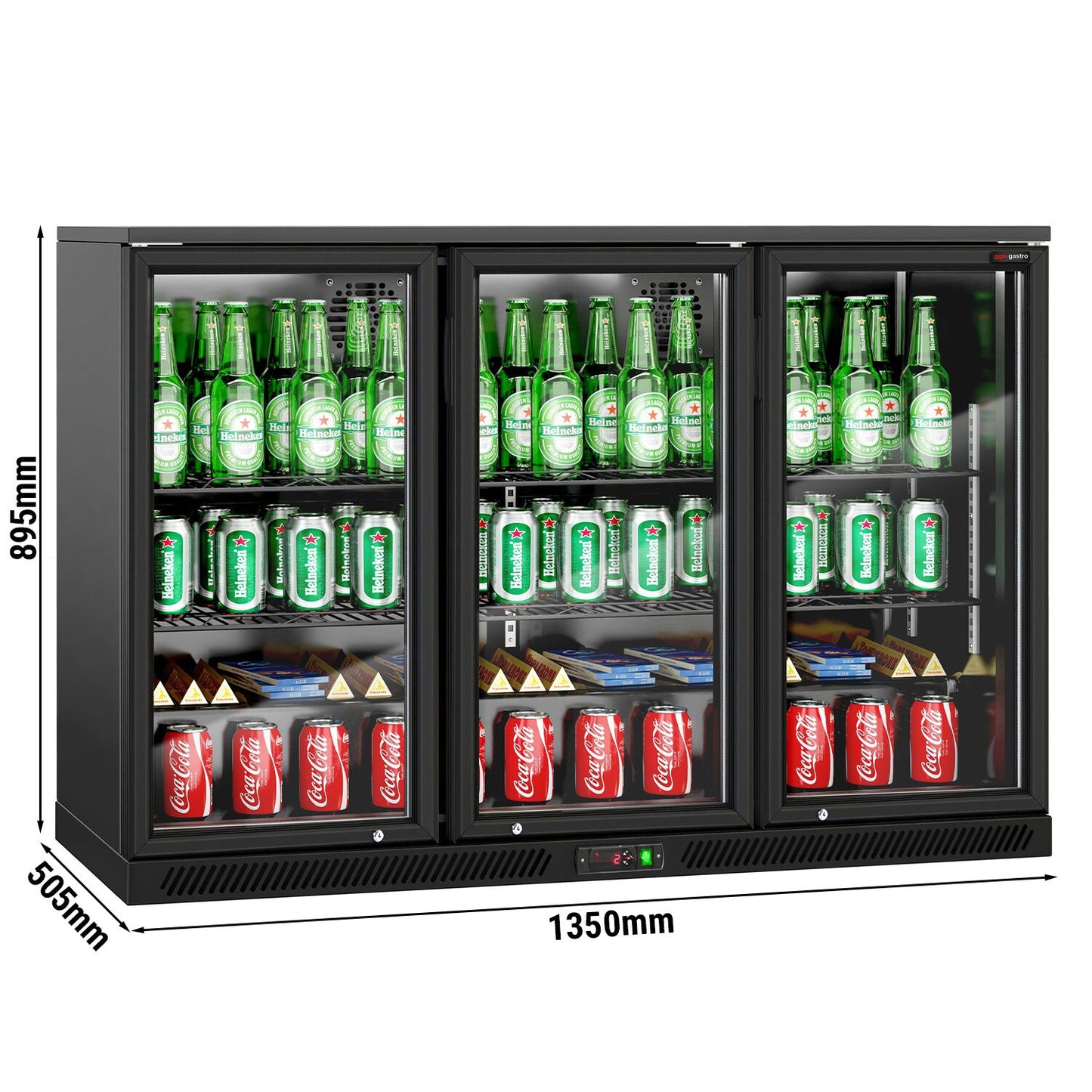 GGM Gastro BKTG320SN-UK 320L Back Bar Cooler — UK variant front view