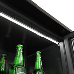 GGM Gastro BKTG320SN-UK 320L Back Bar Cooler — interior LED lighting detail