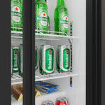 GGM Gastro BKTG220SSN 220L Back Bar Cooler — interior shelving detail