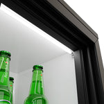 GGM Gastro BKTG320SSNN 320L Back Bar Cooler — interior LED lighting detail
