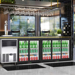 GGM Gastro BKTG220SSN 220L Back Bar Cooler — lifestyle room shot in bar setting