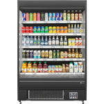 Wall Cabinet Multi Deck Refrigerator Night Curtain Black 1525x800x1980mm - BLUEL150