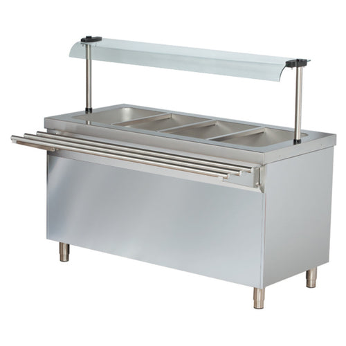Professional Bain Marie with Open Cupboard 5xGN1/1 - BTEB718FN