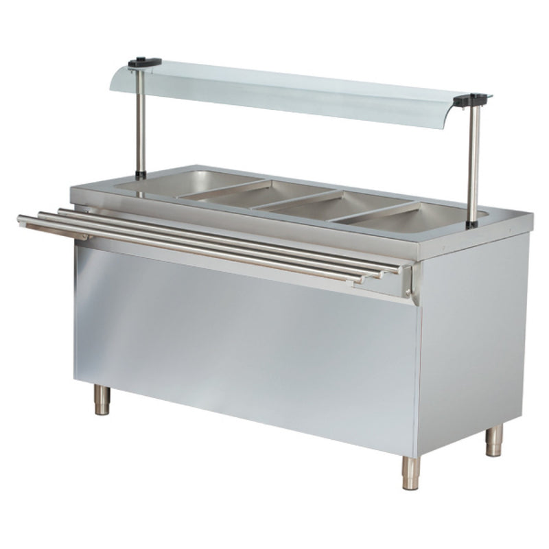 Professional Bain Marie with Open Cupboard 5xGN1/1 - BTEB718FN