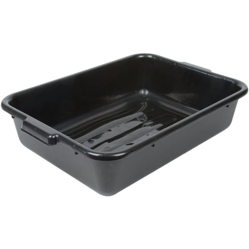 Service Clearing Box 508x381x127mm Black Polypropylene - BUSTUB1