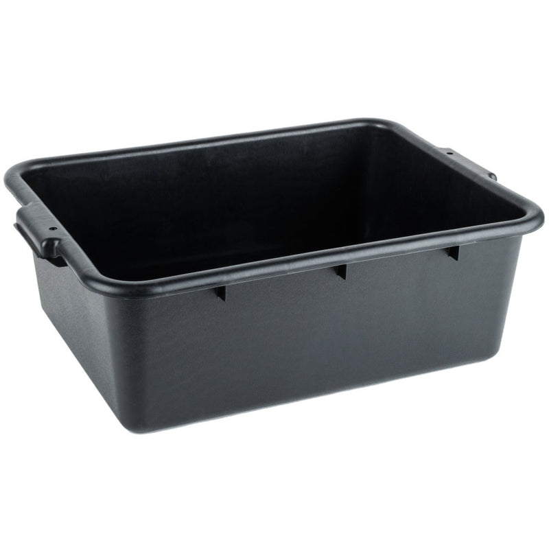 Service Clearing Box 508x381x178mm Black Polypropylene - BUSTUB2