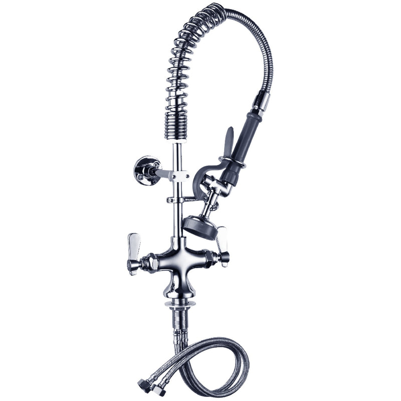 Deck-Mounted Commercial Pre-Rinse Unit with 22" Hose & Spray Valve - BXF242