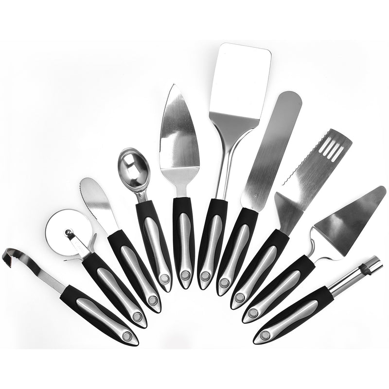 10 Piece Essential Cooking Utensil Kit Stainless Steel - C0080A