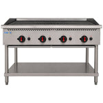 Commercial Freestanding Gas Charbroiler 28kW 1220 x 757 x 953mm - CB48F