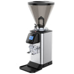 Commercial On-Demand Coffee Grinder with Digital Display, 1kg Hopper and 64mm Burrs Silver Finish - CCG104
