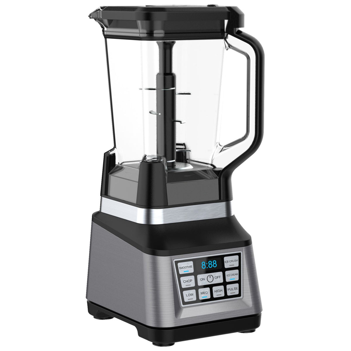 Commercial Blender / Food Processor with Digital Controls, 2L Jug and Preset Programmes Black Finish - CCG106