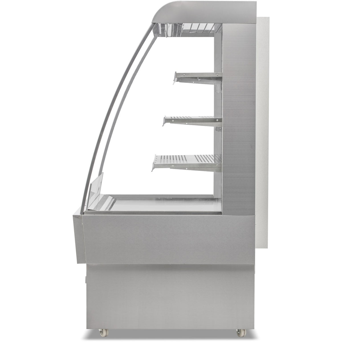 Wall Cabinet Multi Deck Refrigerator Night curtain 380 litres Stainless steel - CF380