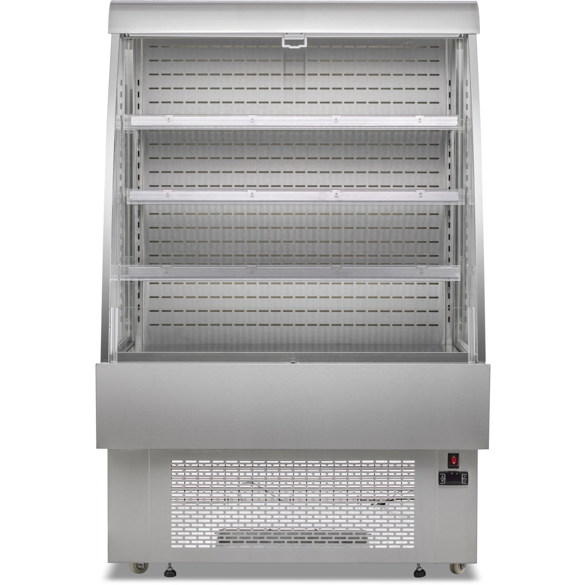 Wall Cabinet Multi Deck Refrigerator Night curtain 380 litres Stainless steel - CF380