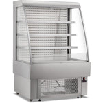 Wall Cabinet Multi Deck Refrigerator Night curtain 380 litres Stainless steel - CF380