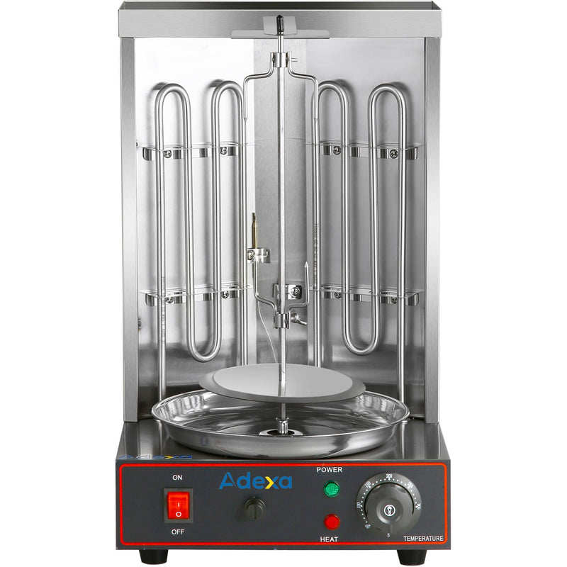 Commercial Gyros/Kebab grill Gas Bottom motor 6kW - GS2S