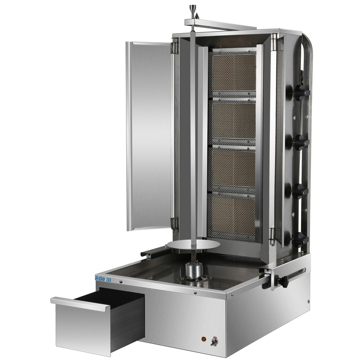 Commercial Gas Doner Kebab Machine 4 Burner with motor - CGAR950Q
