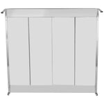 Commercial Island Canopy Hood with Stainless Steel Baffle Filters 1500 x 1300 x 350mm - CH20150S