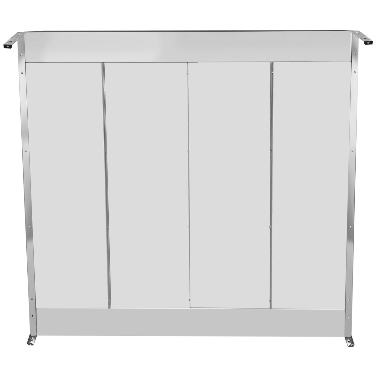 Commercial Island Canopy Hood with Stainless Steel Baffle Filters 2000 x 1300 x 350mm - CH20200S