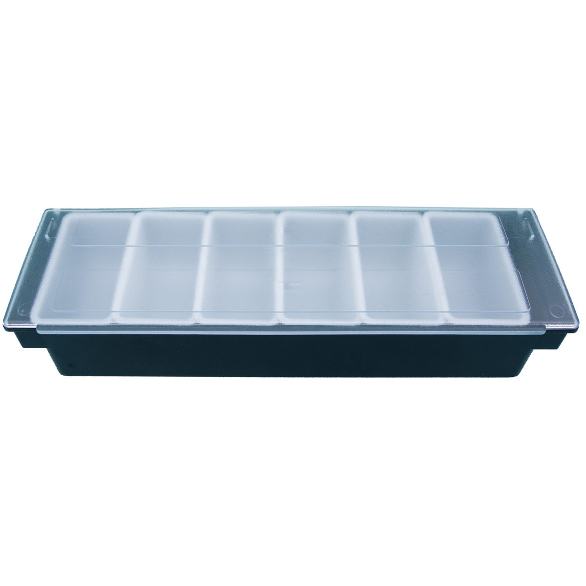 Garnish Tray / Condiment Holder with Lid 6 Compartments - CHC46