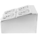 Commercial Condiment Holder including 4xGN1/6-100mm pans & fliptop lids - CHD04BPCFL