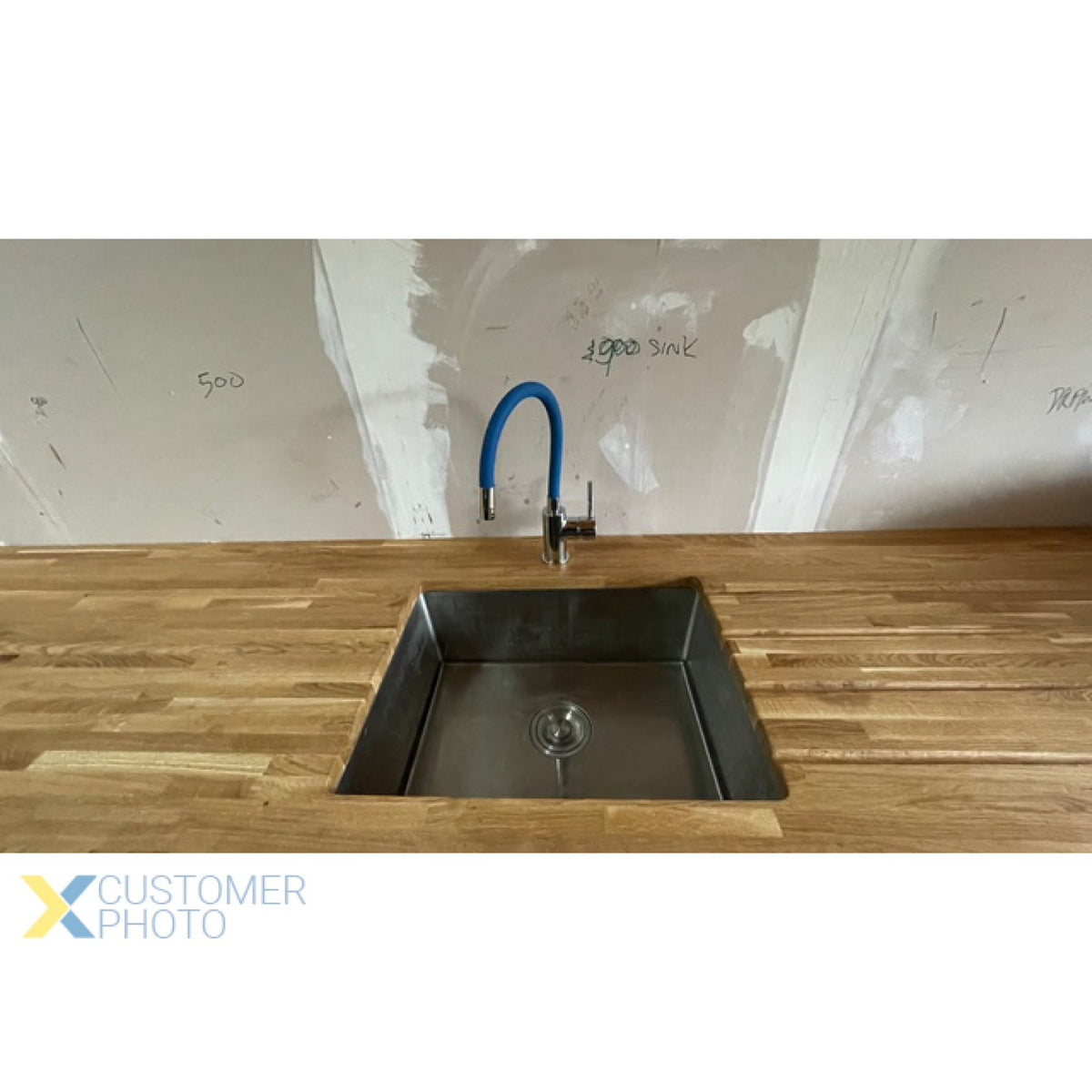 Undermount Single Basin Sink Stainless Steel 530x400x200mm - CHMS5845