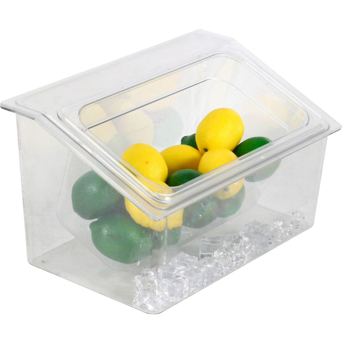 Chilled Condiment Holder including 1xGN1/3-100mm container with lid Plastic - CHP04B